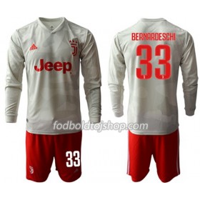 Juventus BERNARDESCHI 33 Børn Udebane Fodboldsæt 2019-20 L/S (+ Korte bukser)